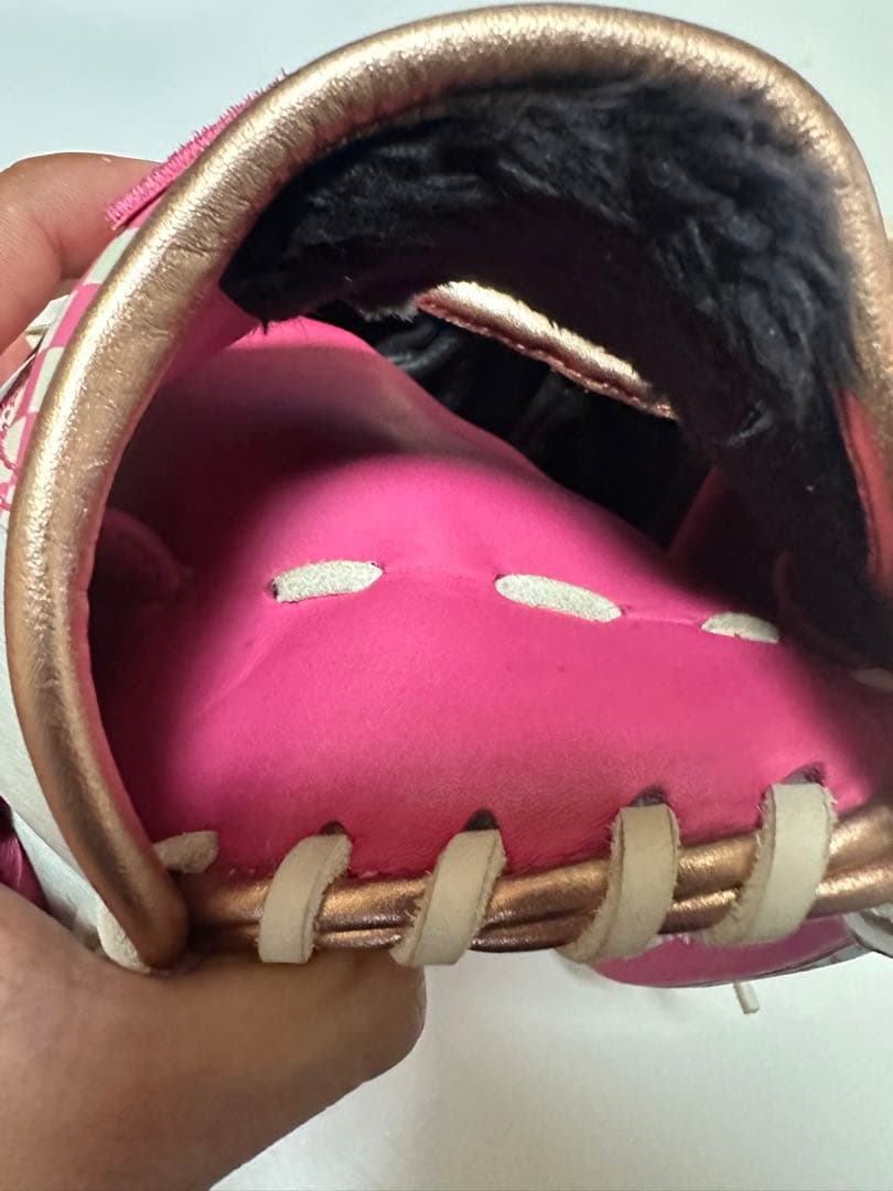 ローリングス　HOH 外野用グローブ　ピンク