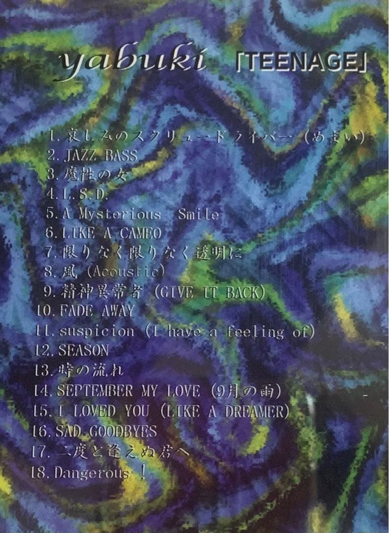 賛美歌　yabuki TEENAGE ヴィジュアル系　ant1nett
