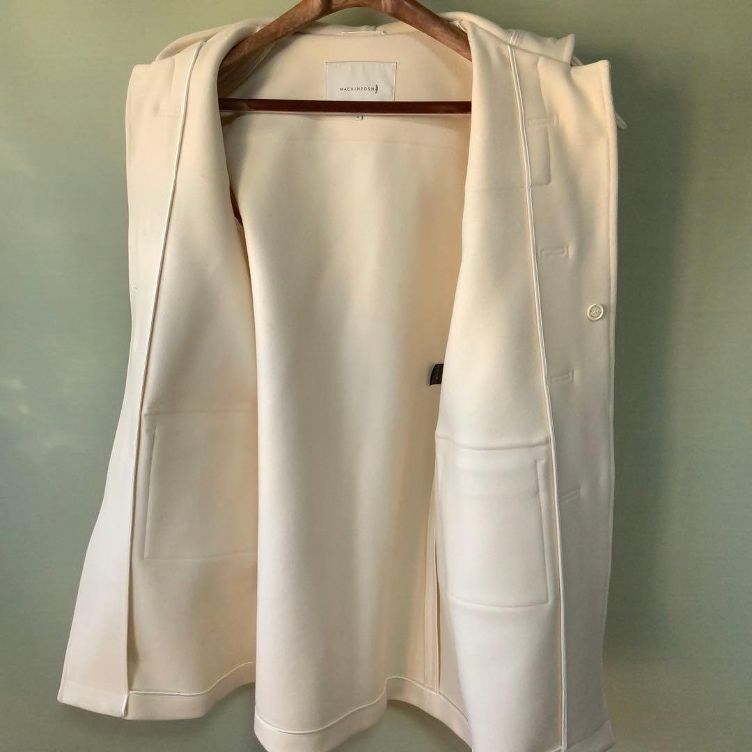 極美品Mackintoshマッキントッシュ ダッフルコート38オフホワイト英国製