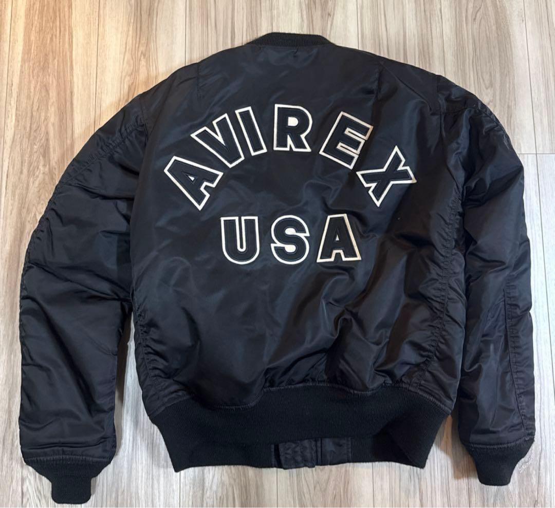 k*様 AVIREX MA-1 フライトジャケット ブラック　最安値