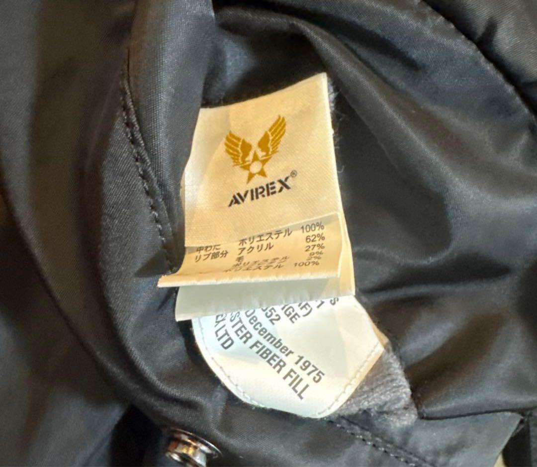k*様 AVIREX MA-1 フライトジャケット ブラック　最安値