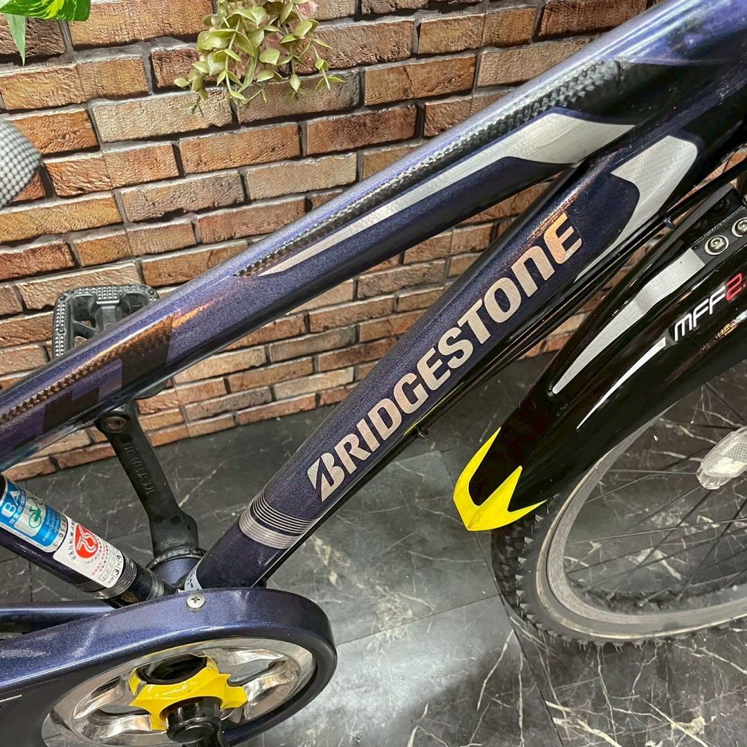 引取り価格【69】子供用自転車 子供車 ブリヂストン CFJ 紺色 22インチ