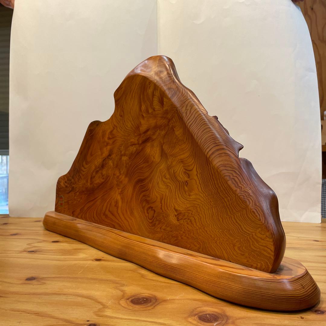 屋久杉彫刻&屋久杉瓢箪&屋久杉一輪挿し　希少品セット販売