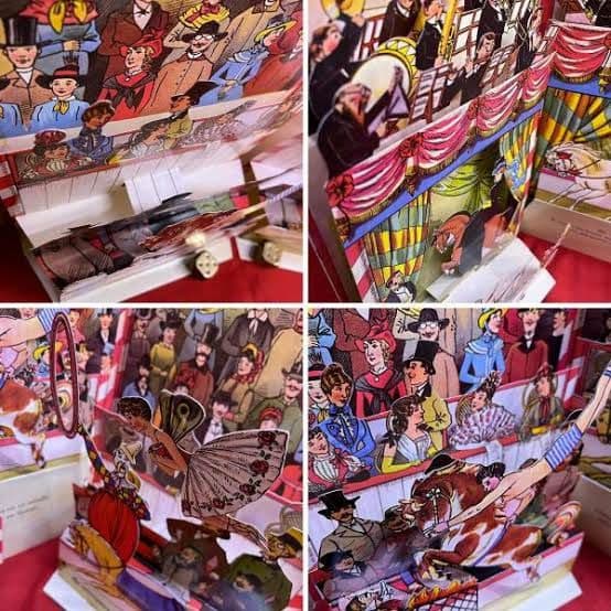 美本希少入手困難絶版メッゲンドルファー仕掛け絵本サーカスレア飛び出す