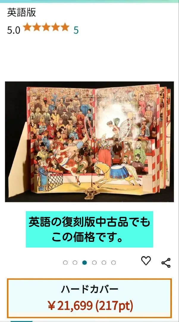 美本希少入手困難絶版メッゲンドルファー仕掛け絵本サーカスレア飛び出す