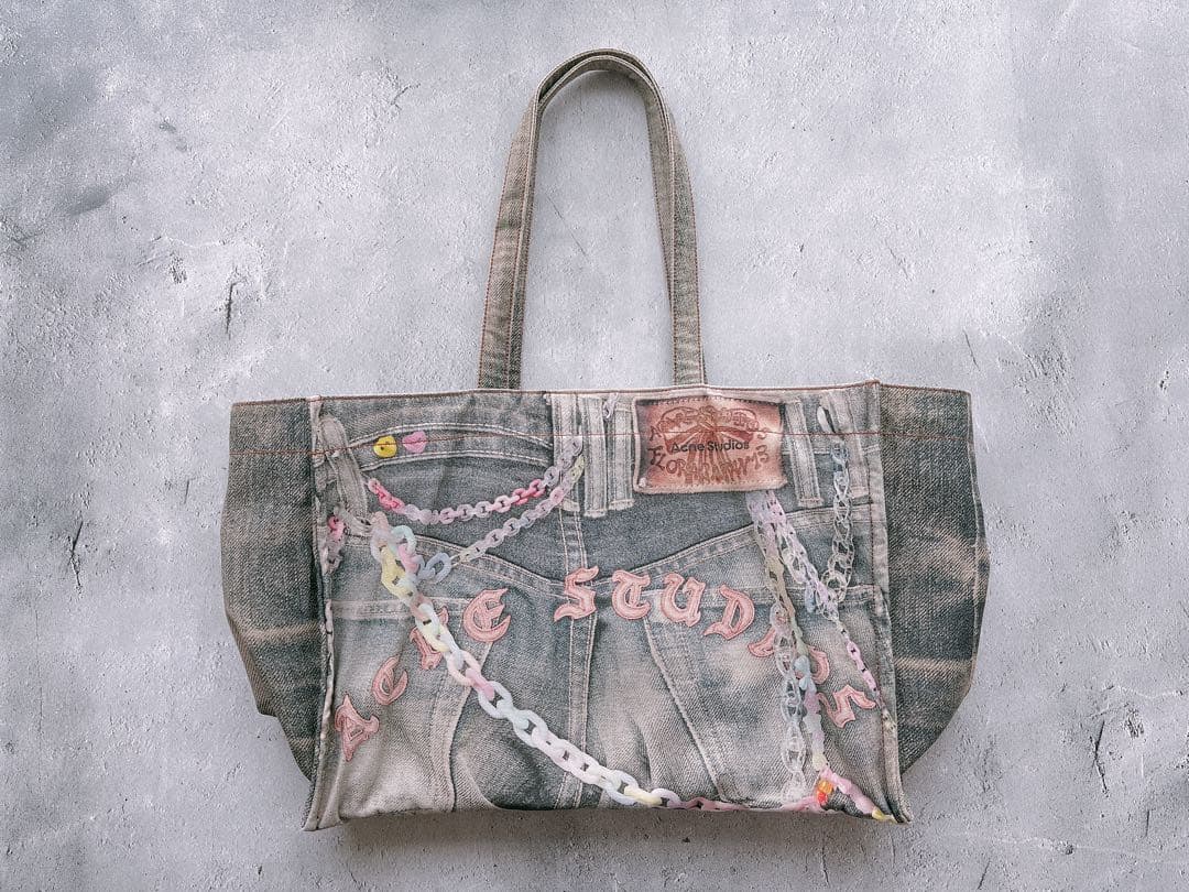 Acne Studios アクネストゥディオズ ロゴショルダートートバッグ 美品