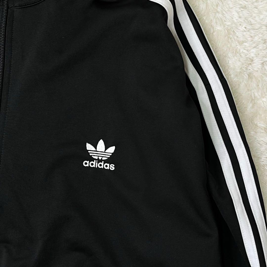 美品adidasアディダスファイヤーバードトラックジャケットブラック3XL