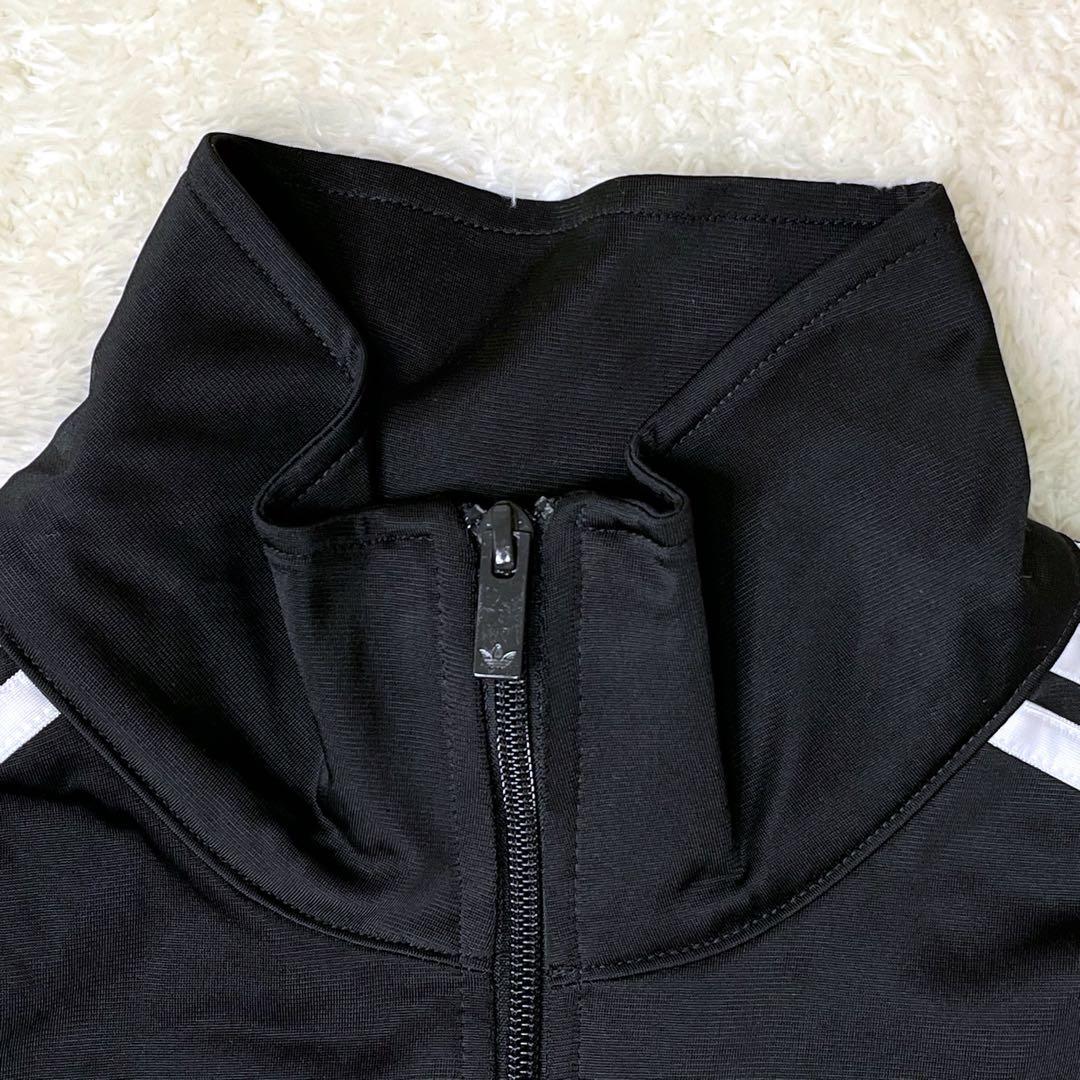 美品adidasアディダスファイヤーバードトラックジャケットブラック3XL