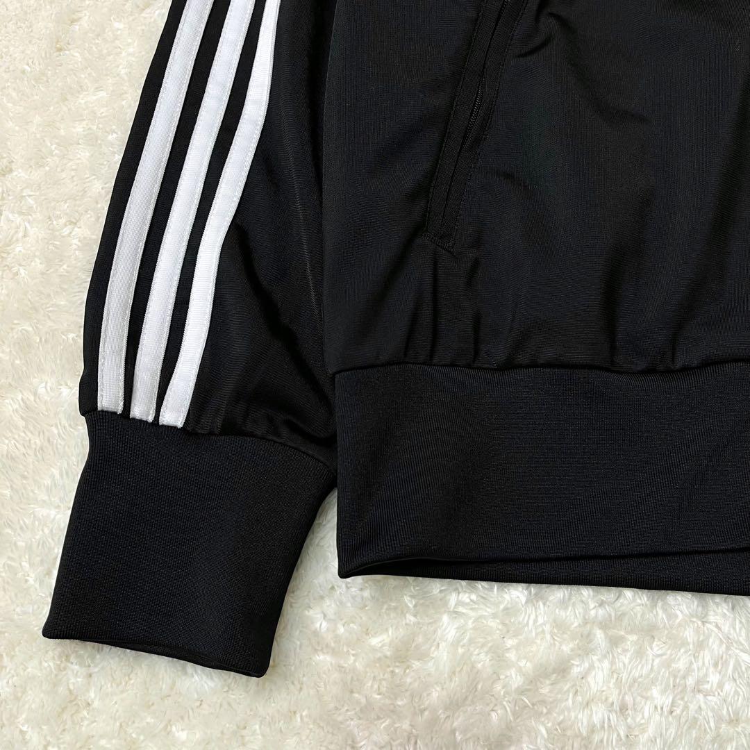 美品adidasアディダスファイヤーバードトラックジャケットブラック3XL