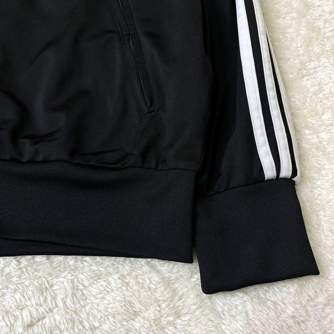美品adidasアディダスファイヤーバードトラックジャケットブラック3XL