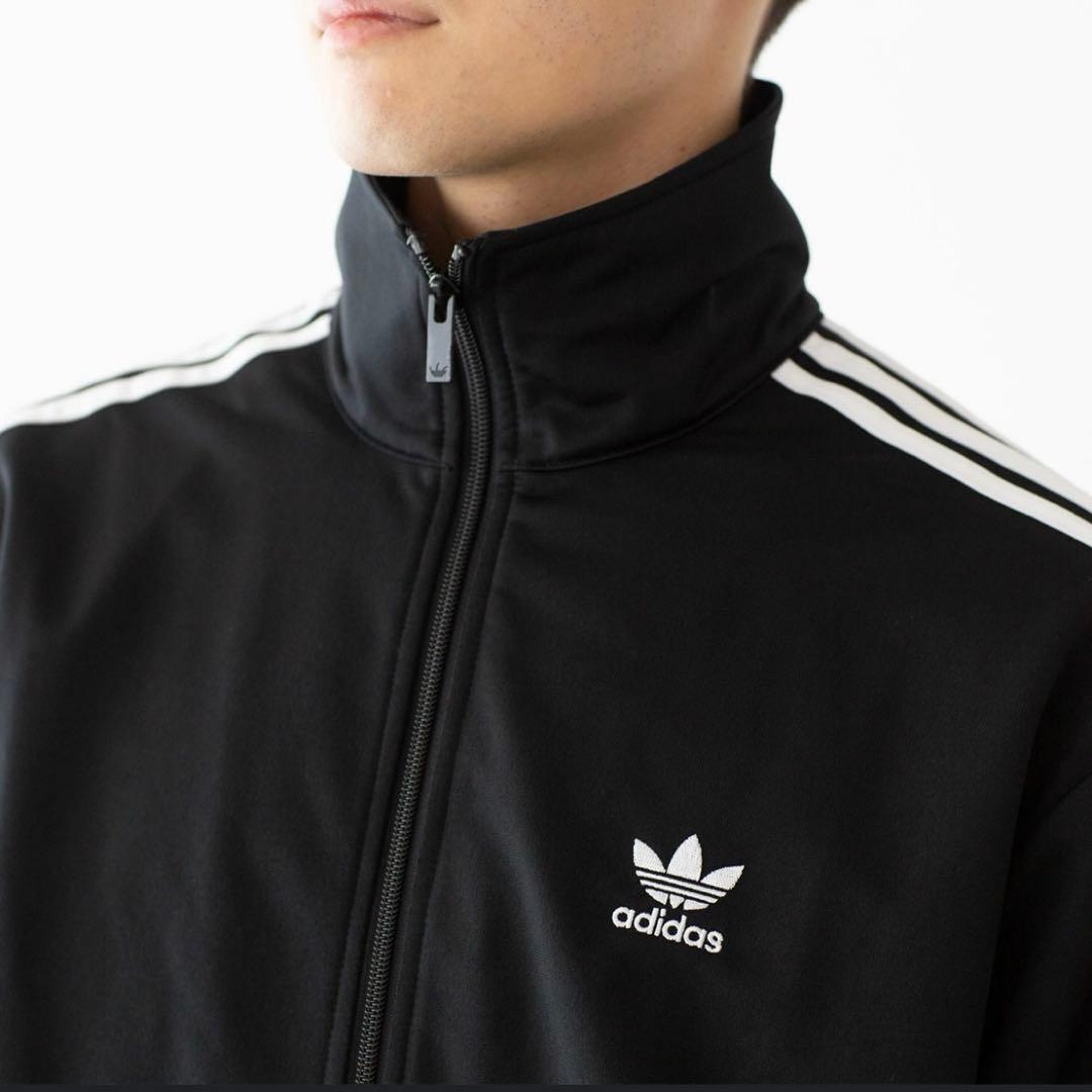 美品adidasアディダスファイヤーバードトラックジャケットブラック3XL