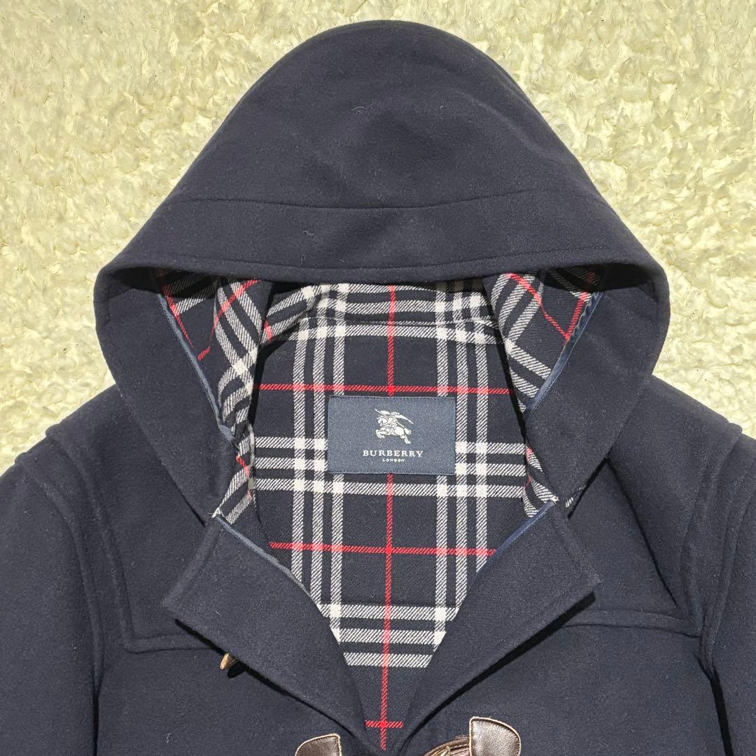 未使用級 BURBERRY バーバリーロンドン ダッフルコート　L カシミヤ混