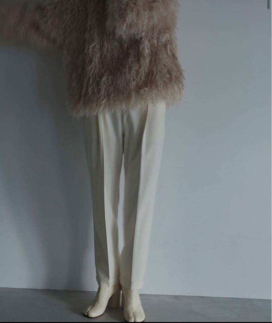 Nala ナラ　Tapered warm Pants ホワイト