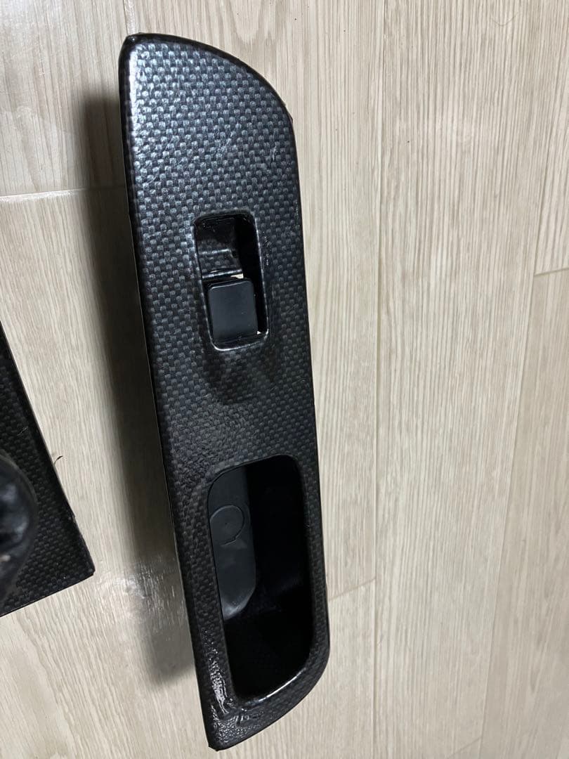 シルビア　s14 カーボン調 シフトブーツ ドアハンドルセット