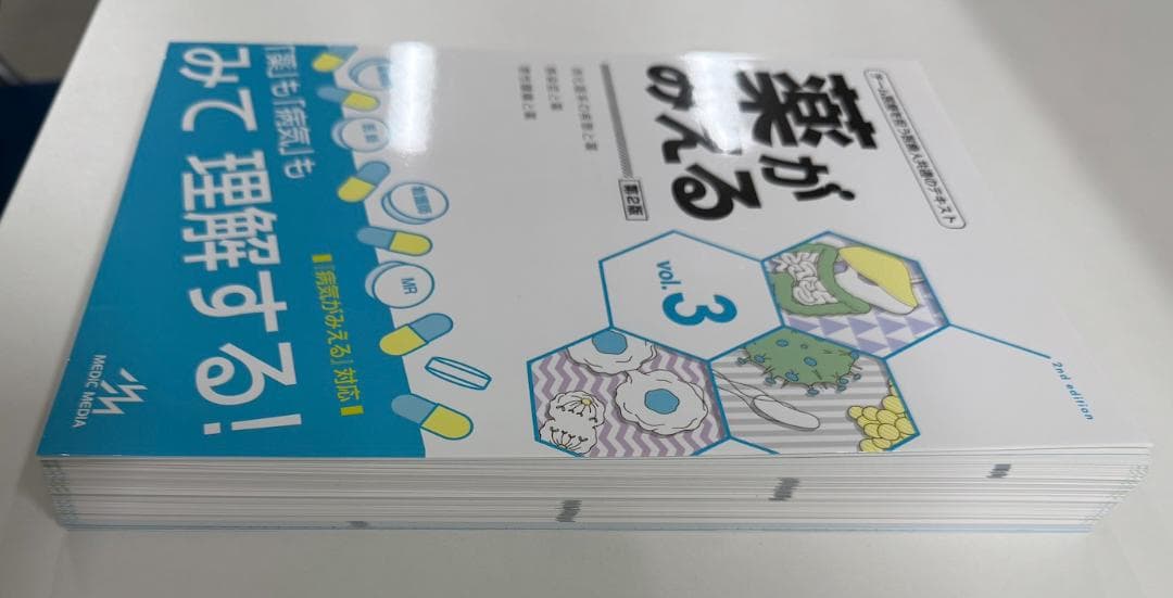 【裁断済】薬がみえる最新セット vol.1.2.3 第2版 vol.4 第1版