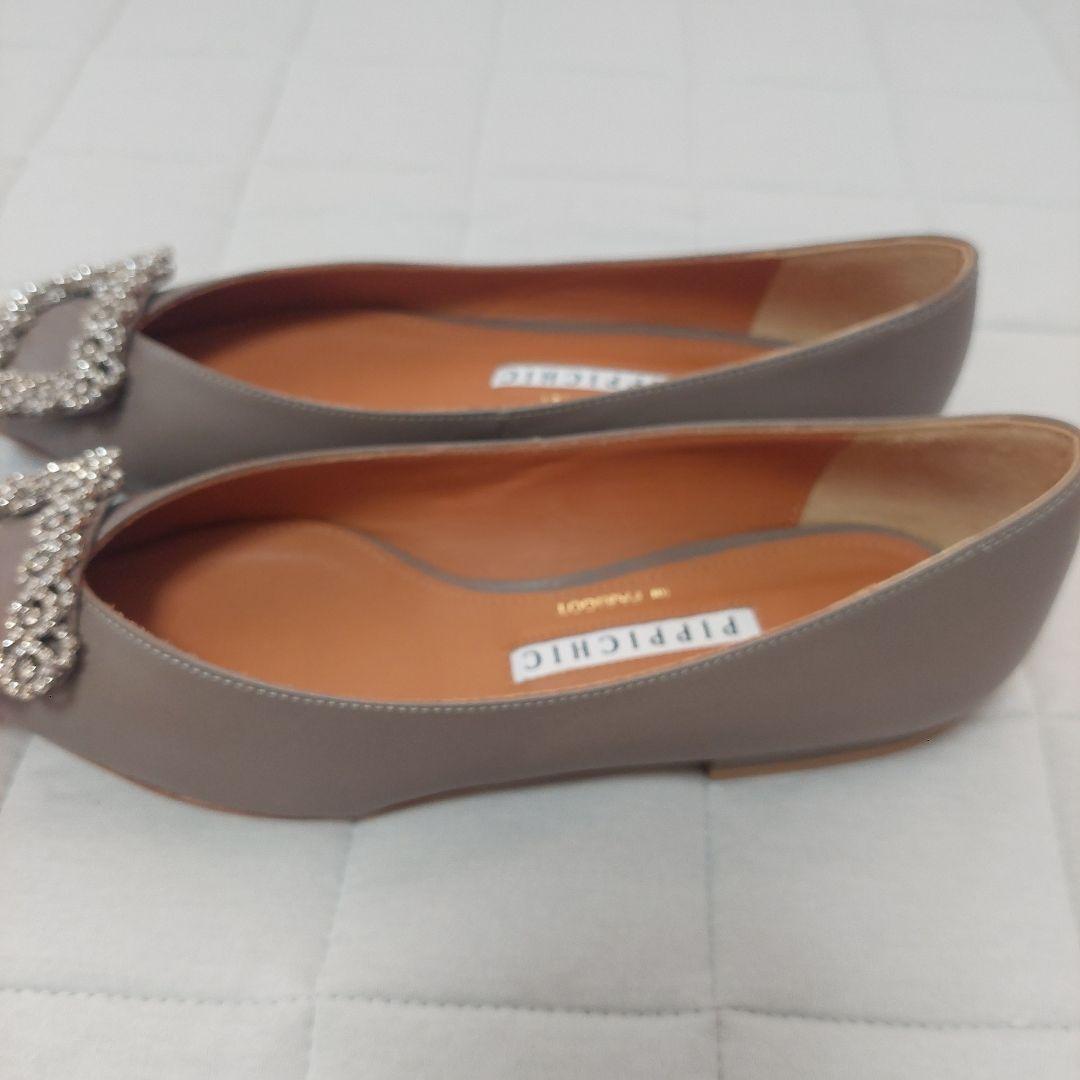 ピッピシック　ビジュー　　フラットパンプス　36