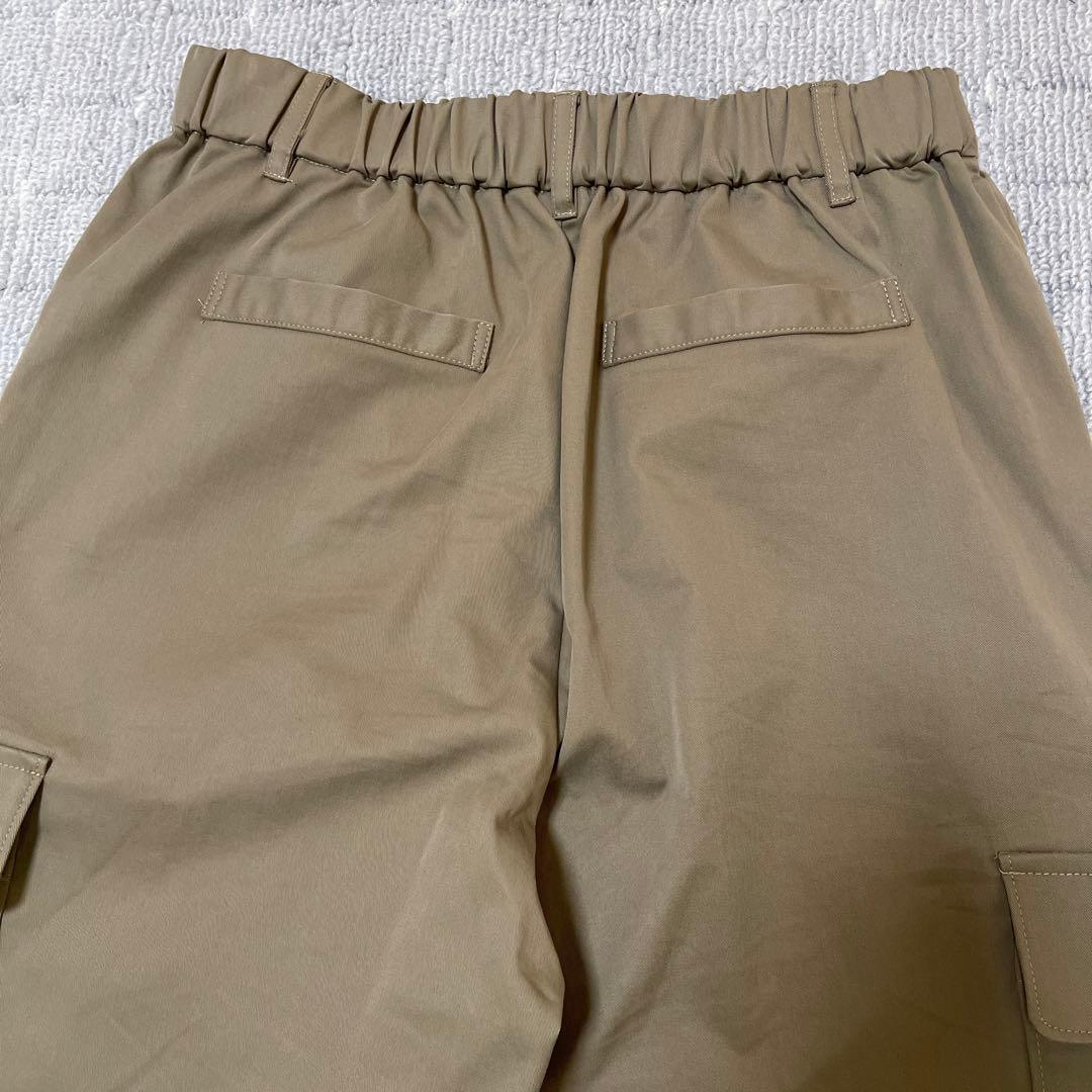 OUR 裾がしぼれる2wayカーゴパンツ オリーブ