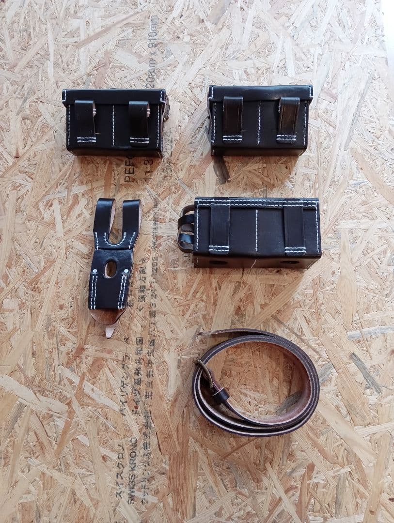 旧日本軍三十年式弾薬盒前期型セット レプリカ（5点セット)