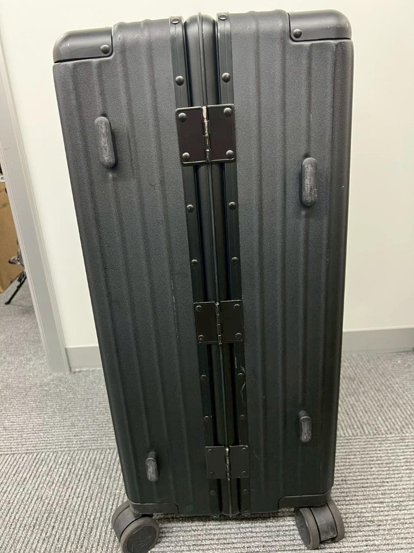 リベティ多機能キャリーケース【マットブラックМサイズ】A8