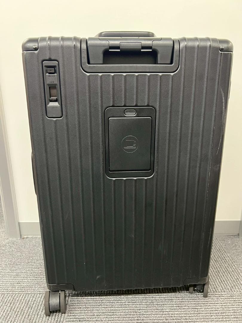 リベティ多機能キャリーケース【マットブラックМサイズ】A8