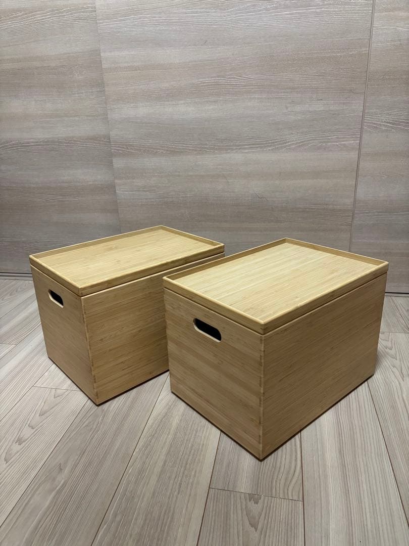 ⚫︎重なる竹材長方形ボックスシリーズ8点セット