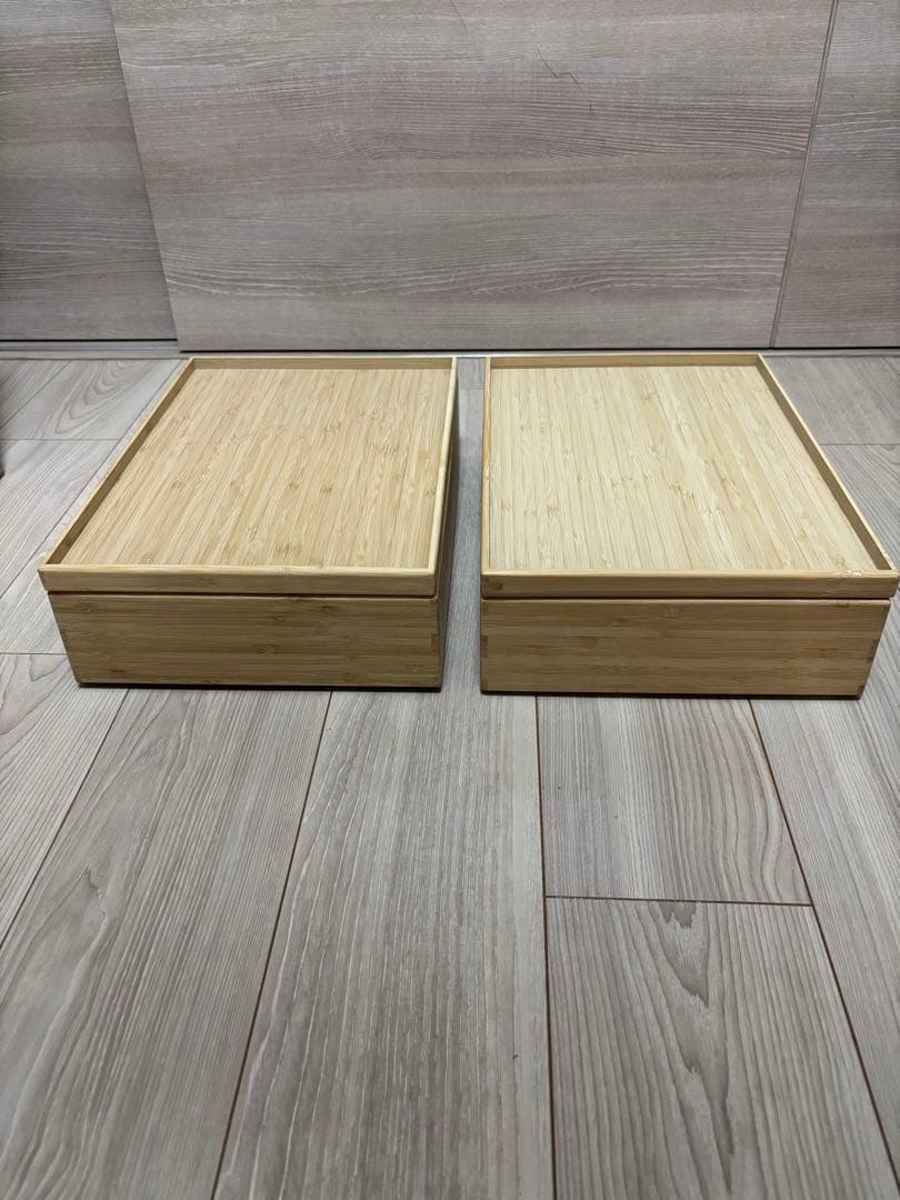 ⚫︎重なる竹材長方形ボックスシリーズ8点セット