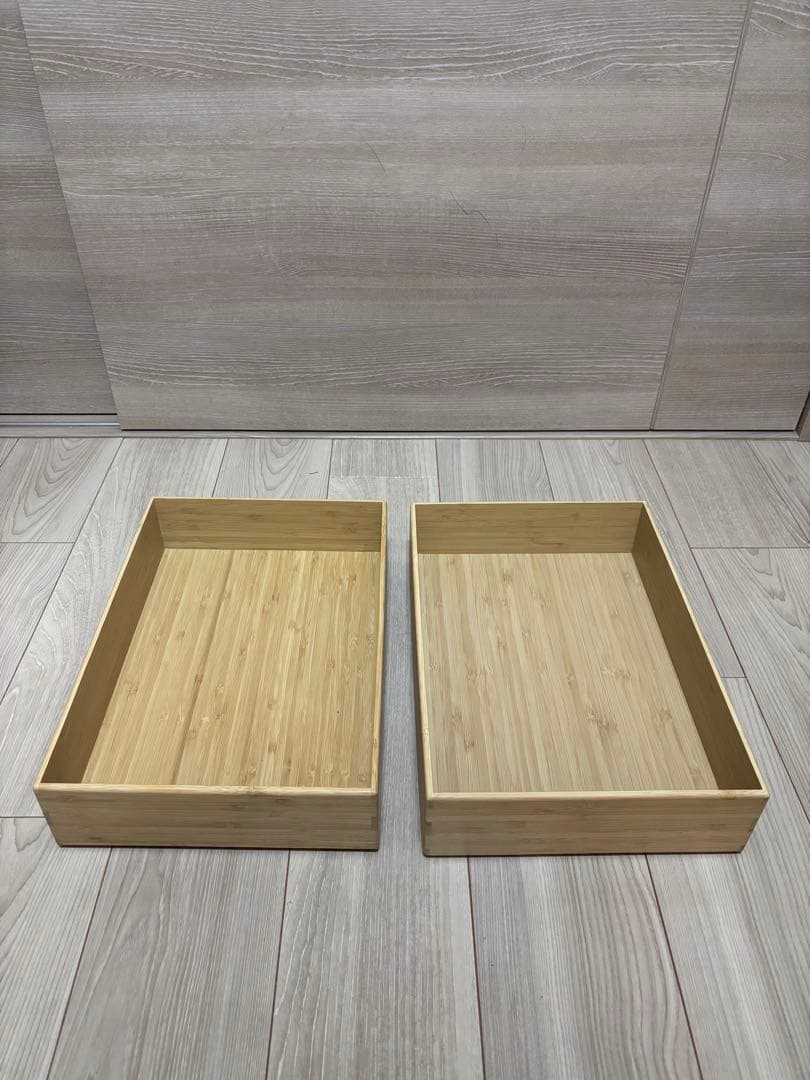 ⚫︎重なる竹材長方形ボックスシリーズ8点セット