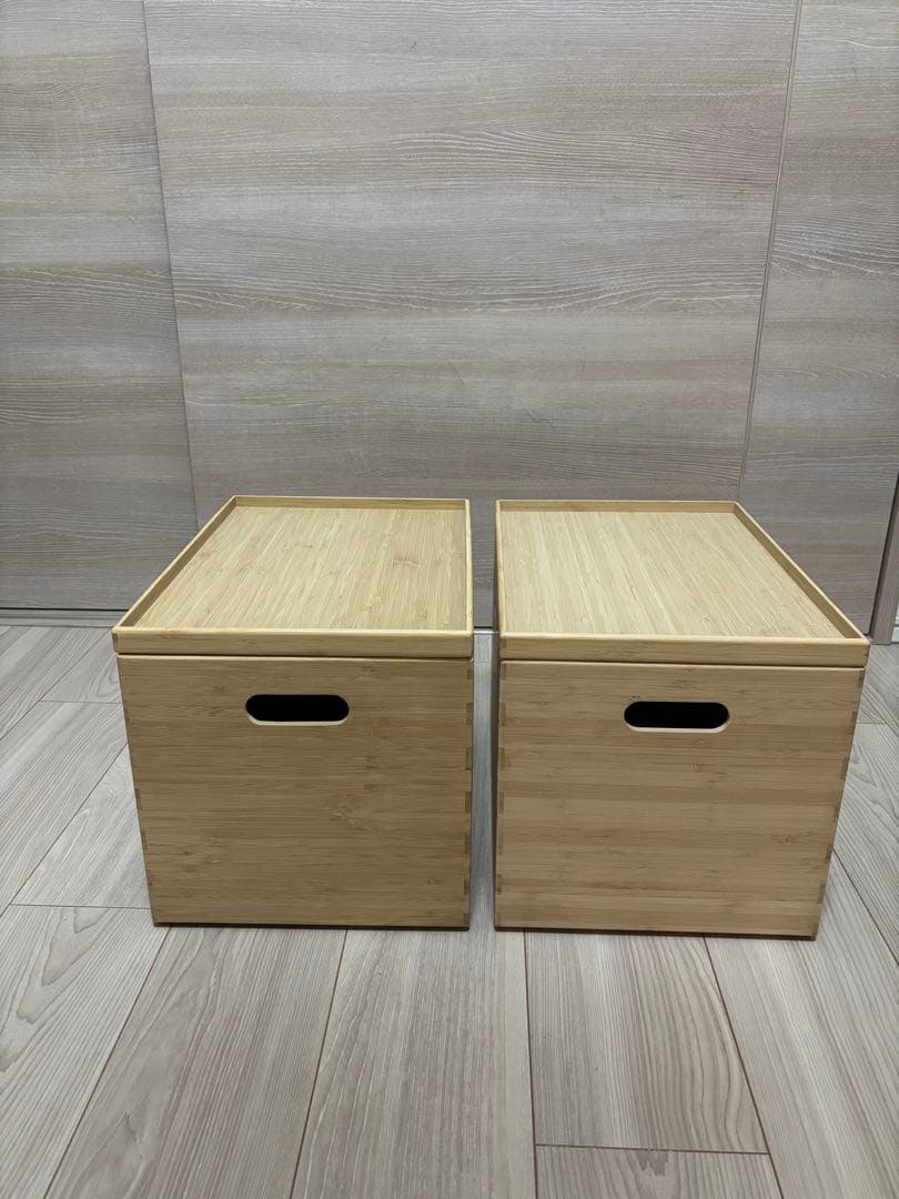 ⚫︎重なる竹材長方形ボックスシリーズ8点セット