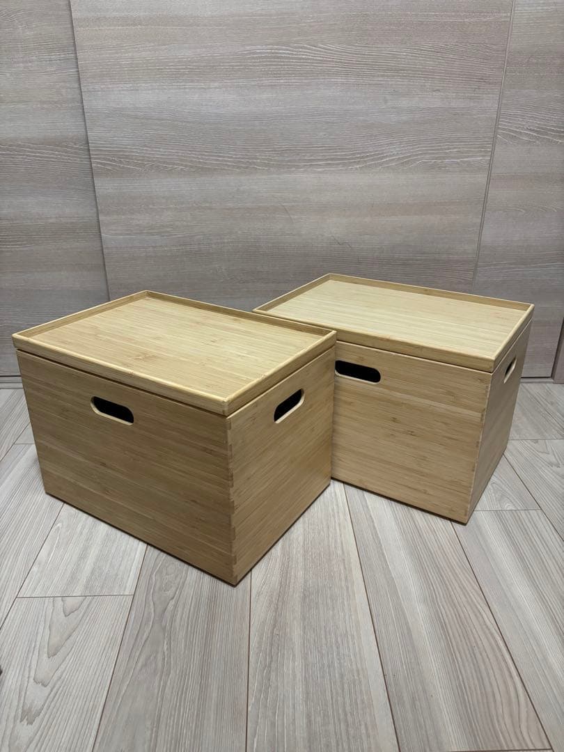 ⚫︎重なる竹材長方形ボックスシリーズ8点セット