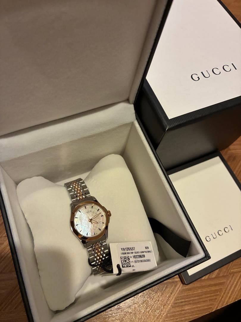 【新品未使用】GUCCI グッチ YA126537タイムレス 腕時計 レディース