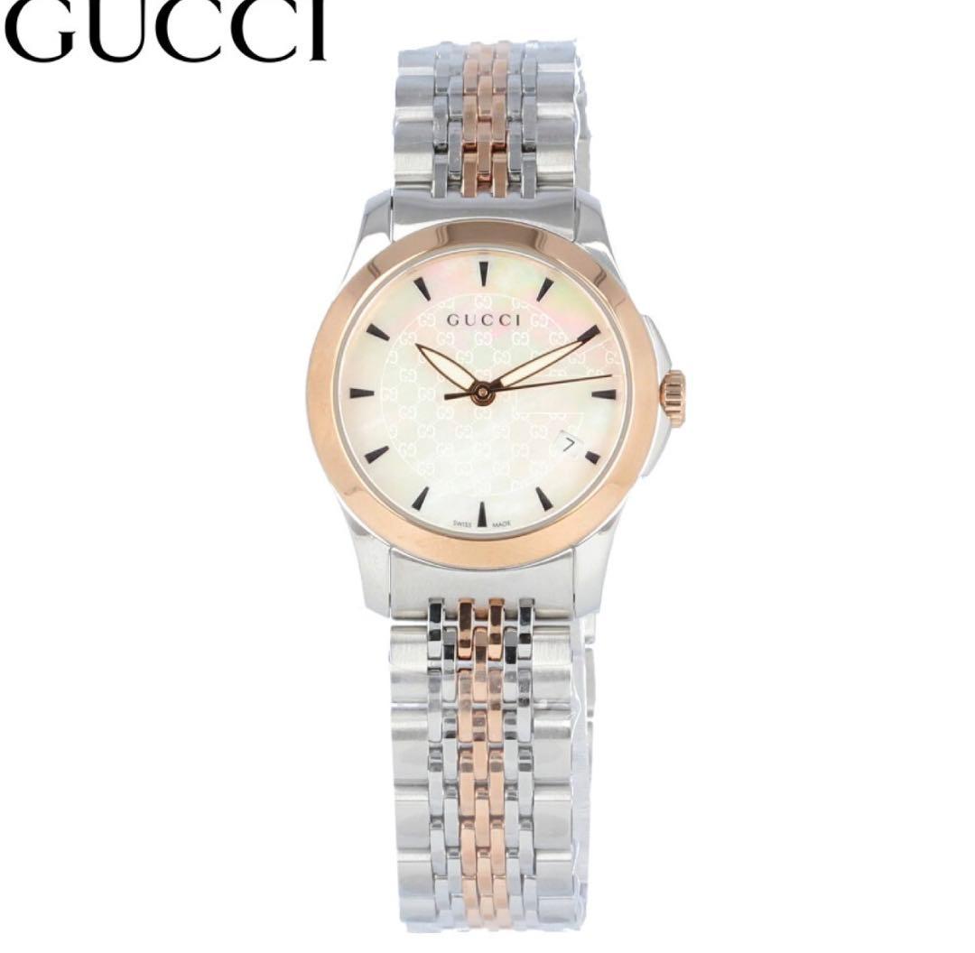 【新品未使用】GUCCI グッチ YA126537タイムレス 腕時計 レディース