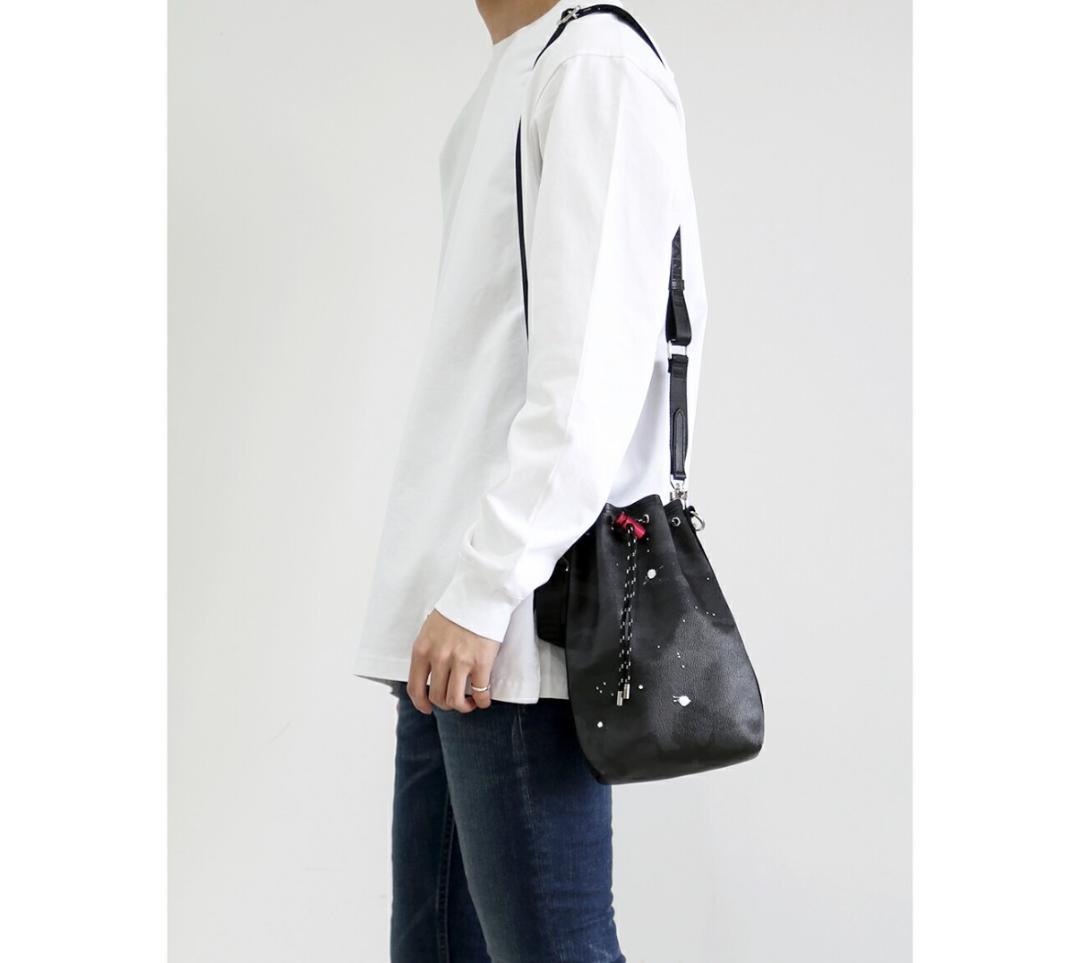 未使用品◆GENTIL BANDIT◆2WAY巾着バッグ◆ブラックカモフラ◆