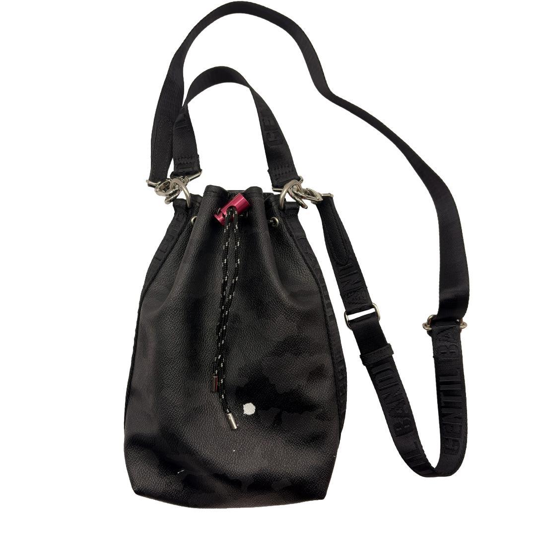 未使用品◆GENTIL BANDIT◆2WAY巾着バッグ◆ブラックカモフラ◆