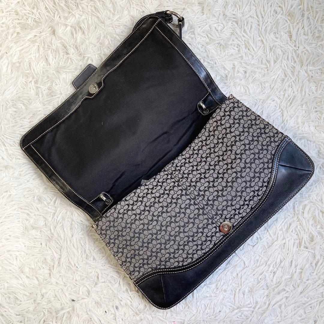 極美品 vintage coach old archive y2k BLACK