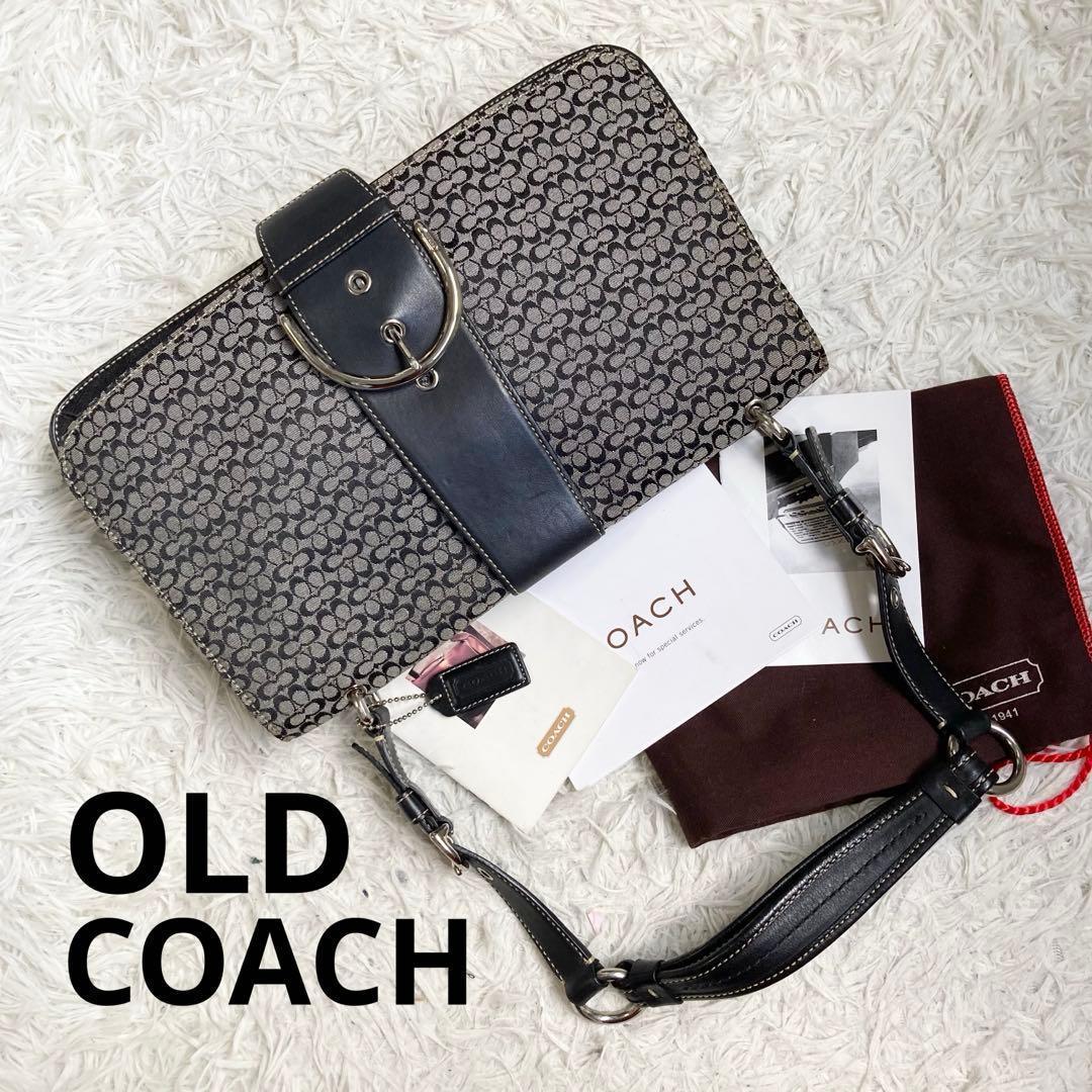 極美品 vintage coach old archive y2k BLACK