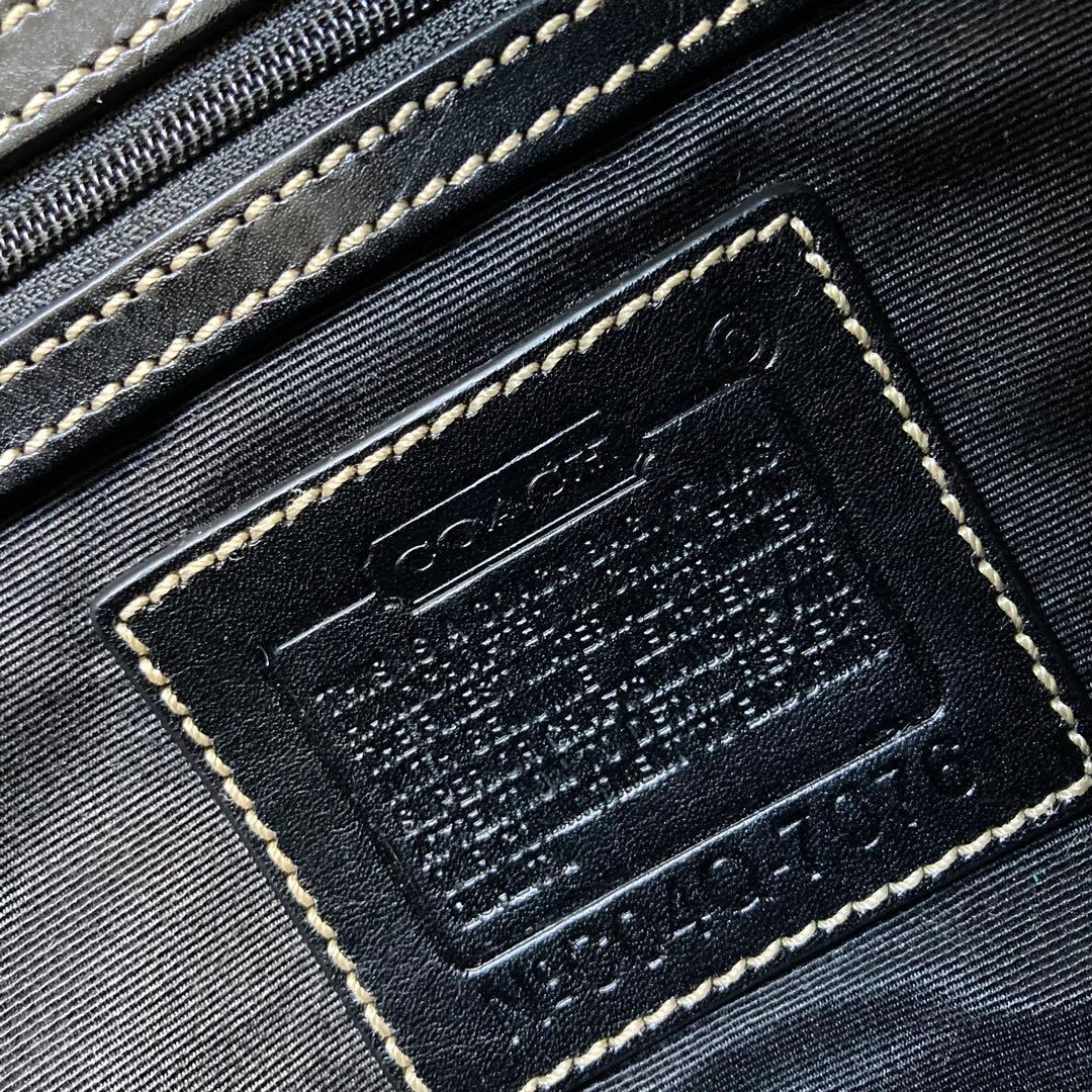 極美品 vintage coach old archive y2k BLACK