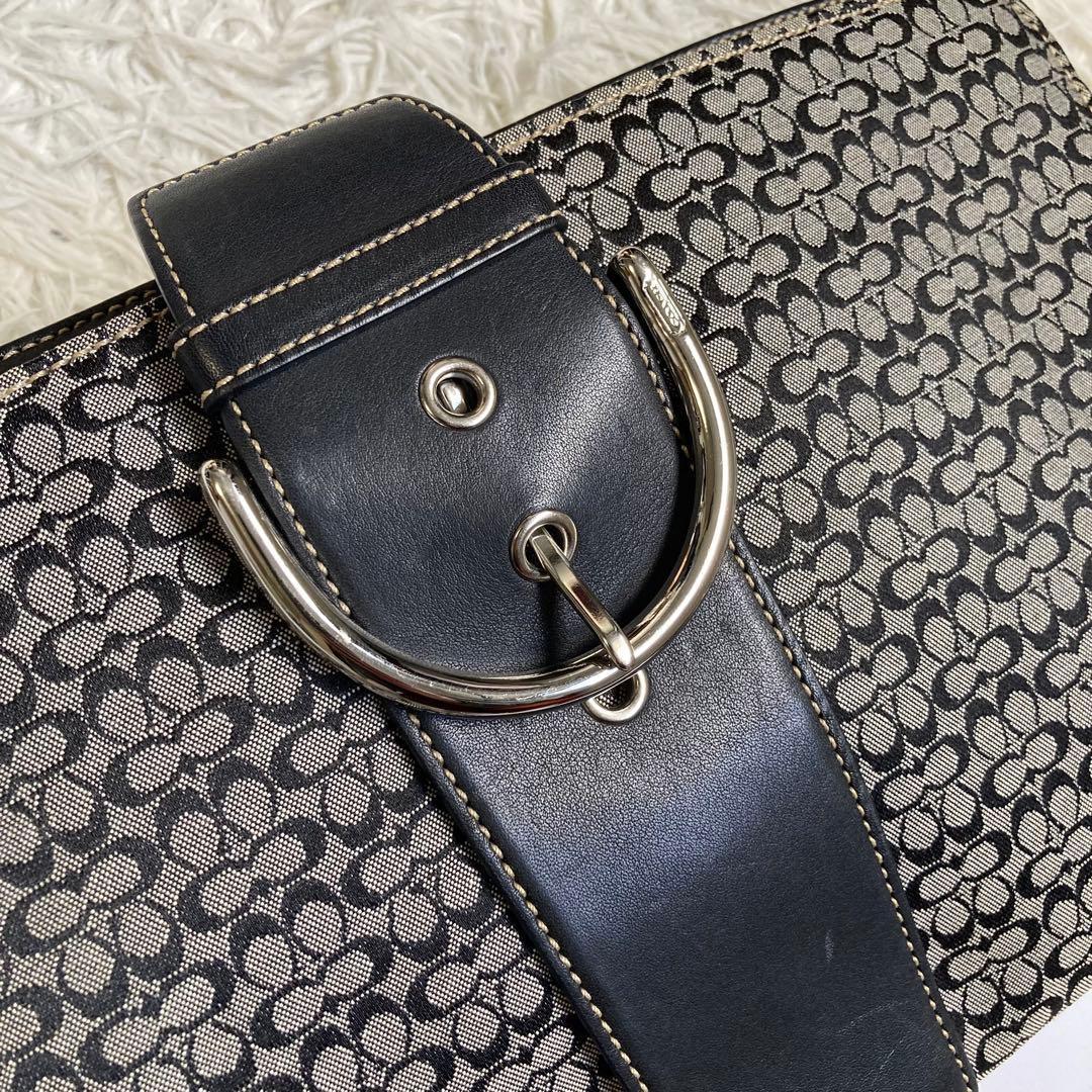 極美品 vintage coach old archive y2k BLACK