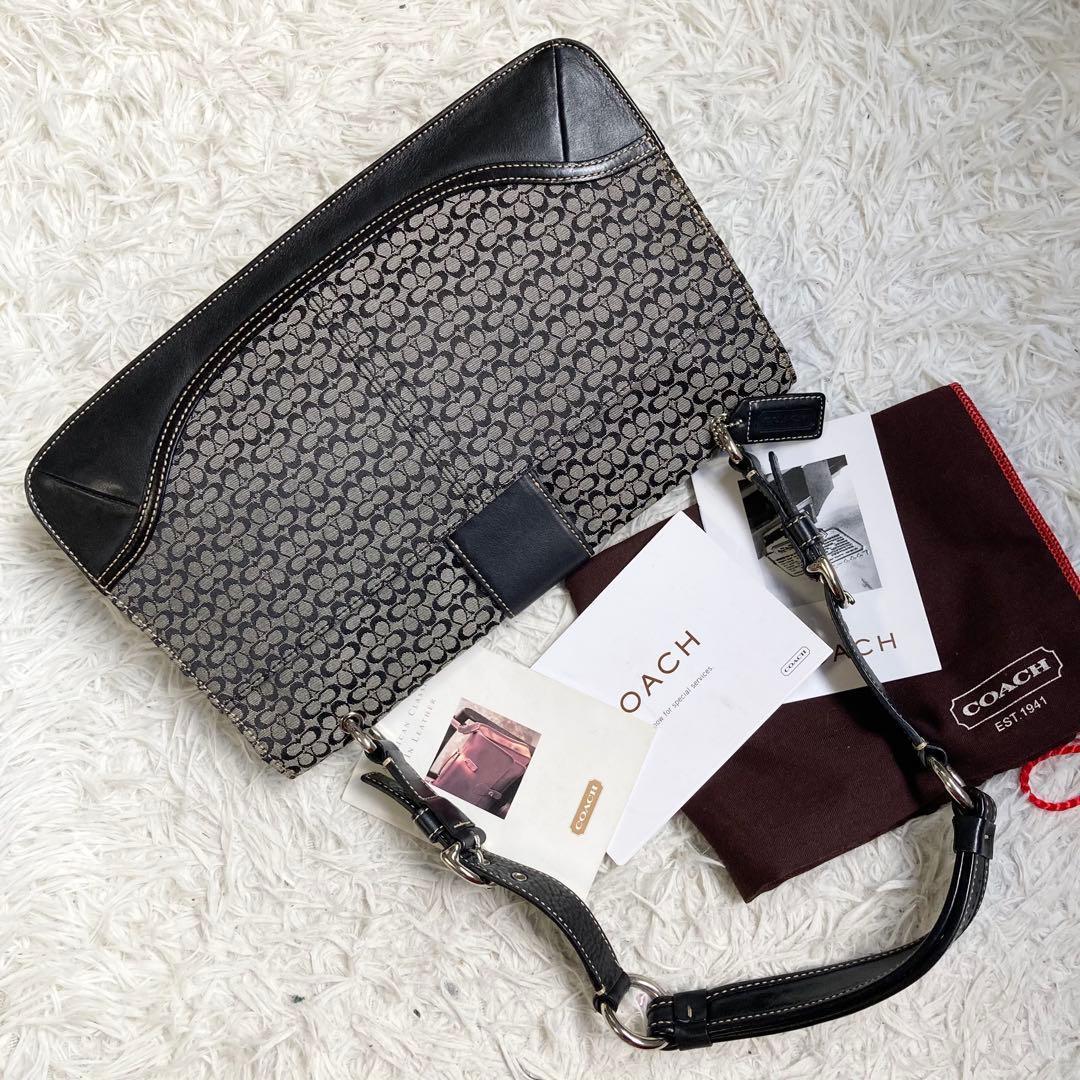 極美品 vintage coach old archive y2k BLACK