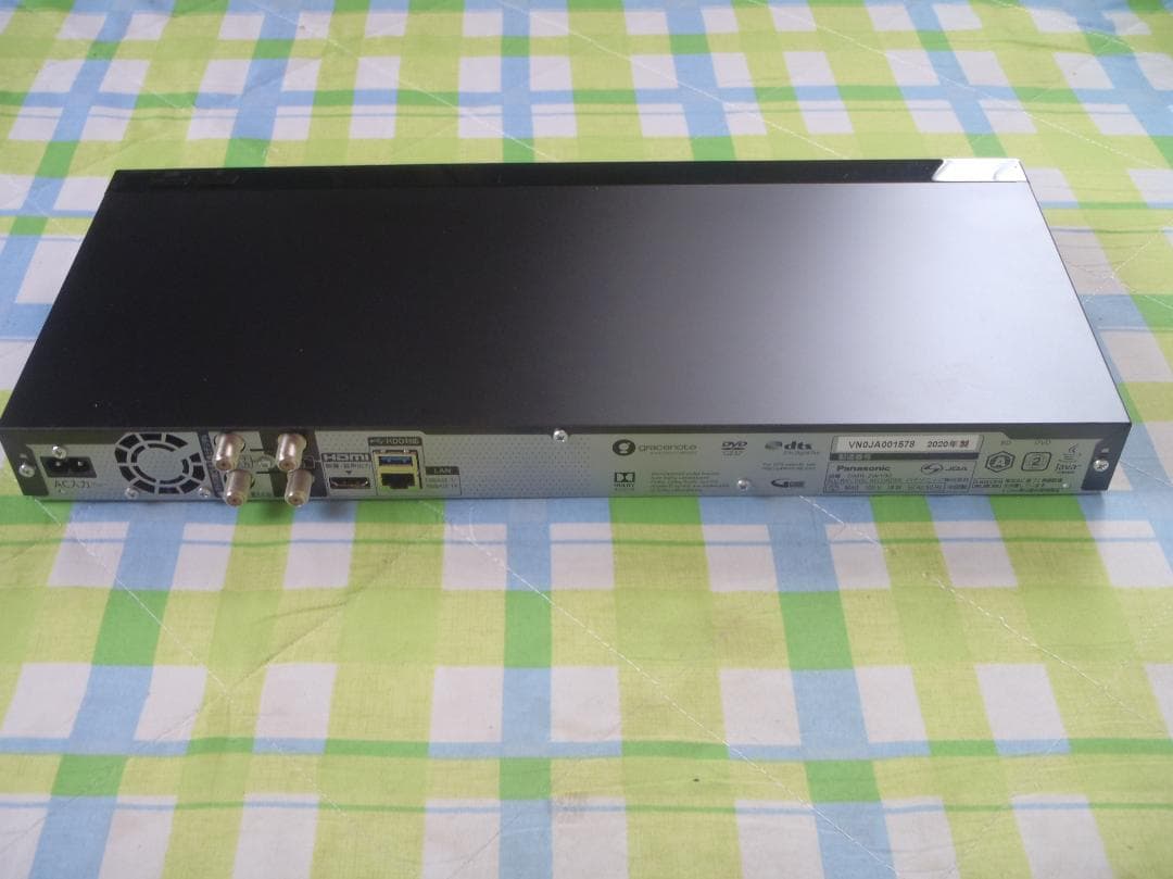 Panasonic DIGA ブルーレイレコーダー　DMR-2W100