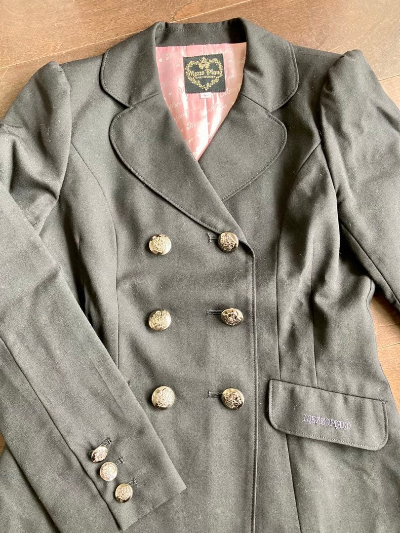 メゾピアノmezzopiano160卒服セレモニーフォーマルスーツセット卒業式