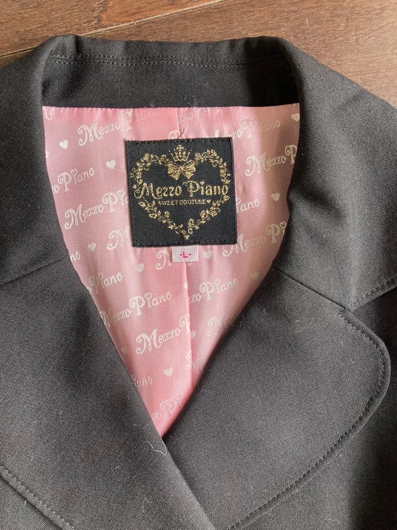 メゾピアノmezzopiano160卒服セレモニーフォーマルスーツセット卒業式