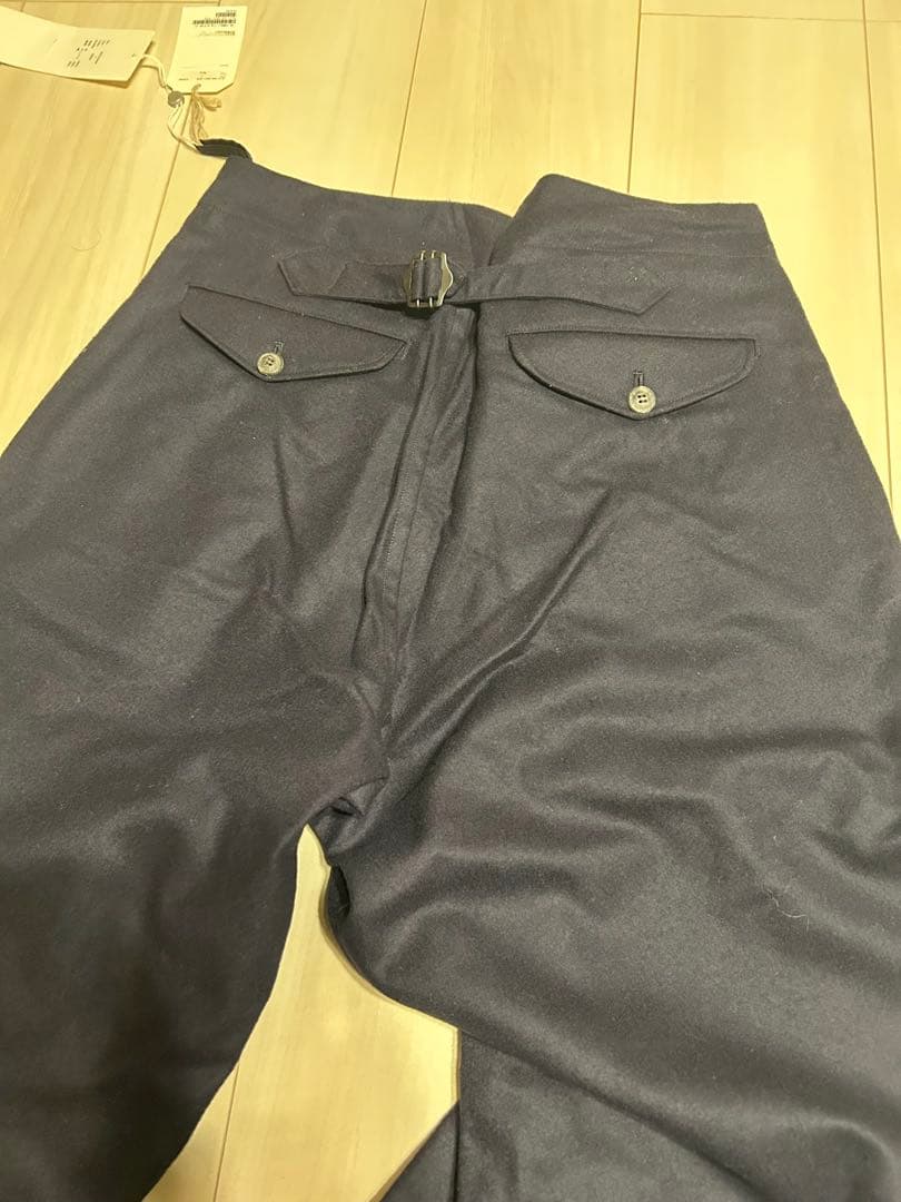 か*ず様 comori コモリ フラノ ウール 2タックパンツ