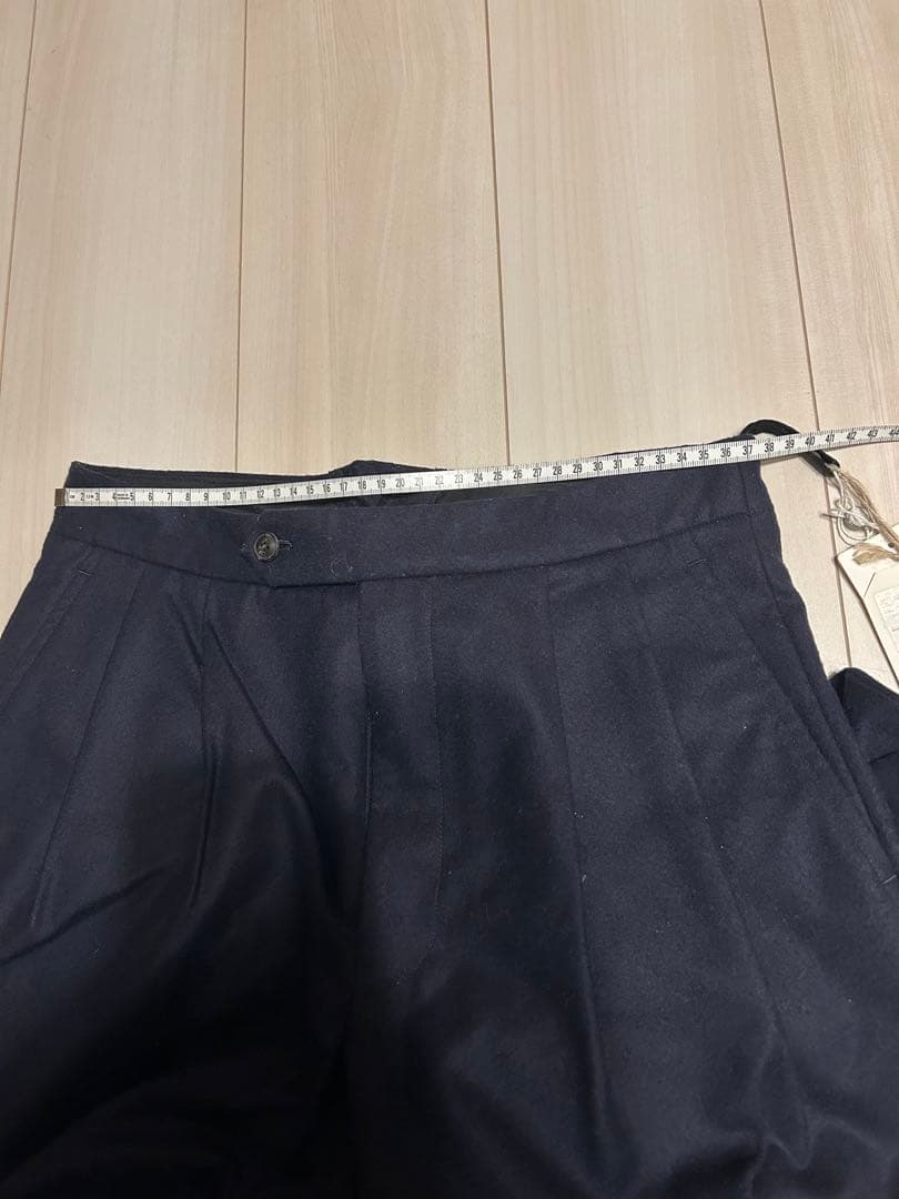 か*ず様 comori コモリ フラノ ウール 2タックパンツ