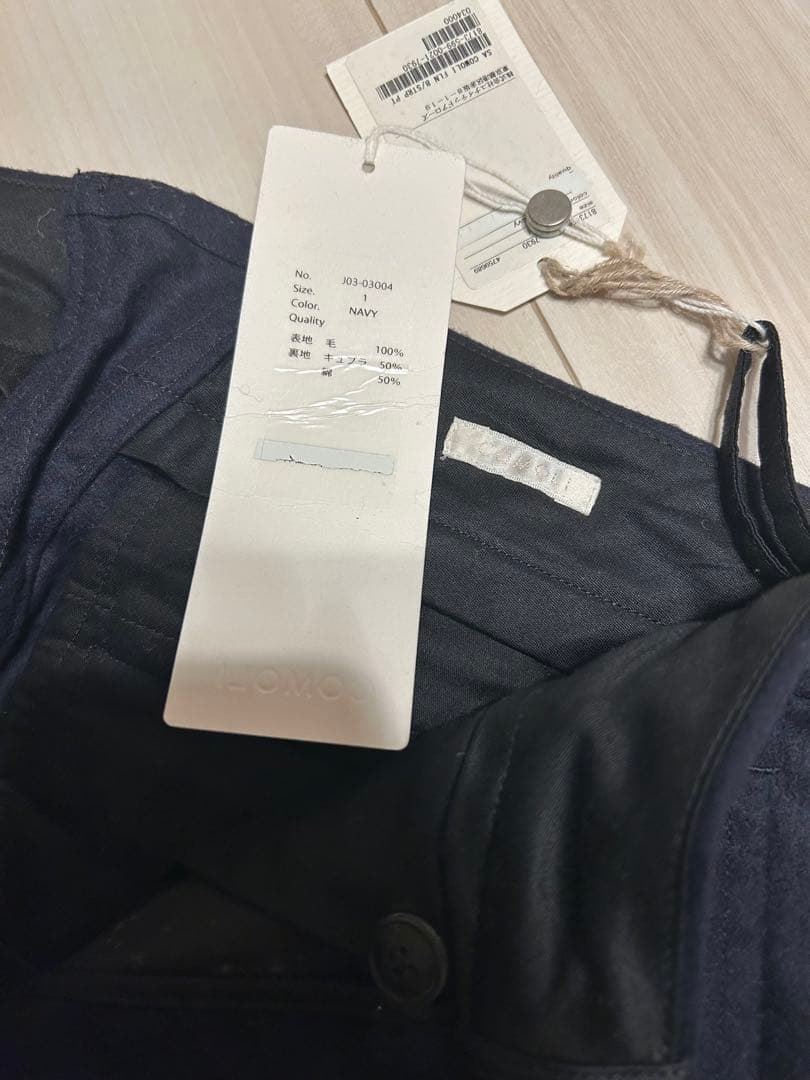 か*ず様 comori コモリ フラノ ウール 2タックパンツ