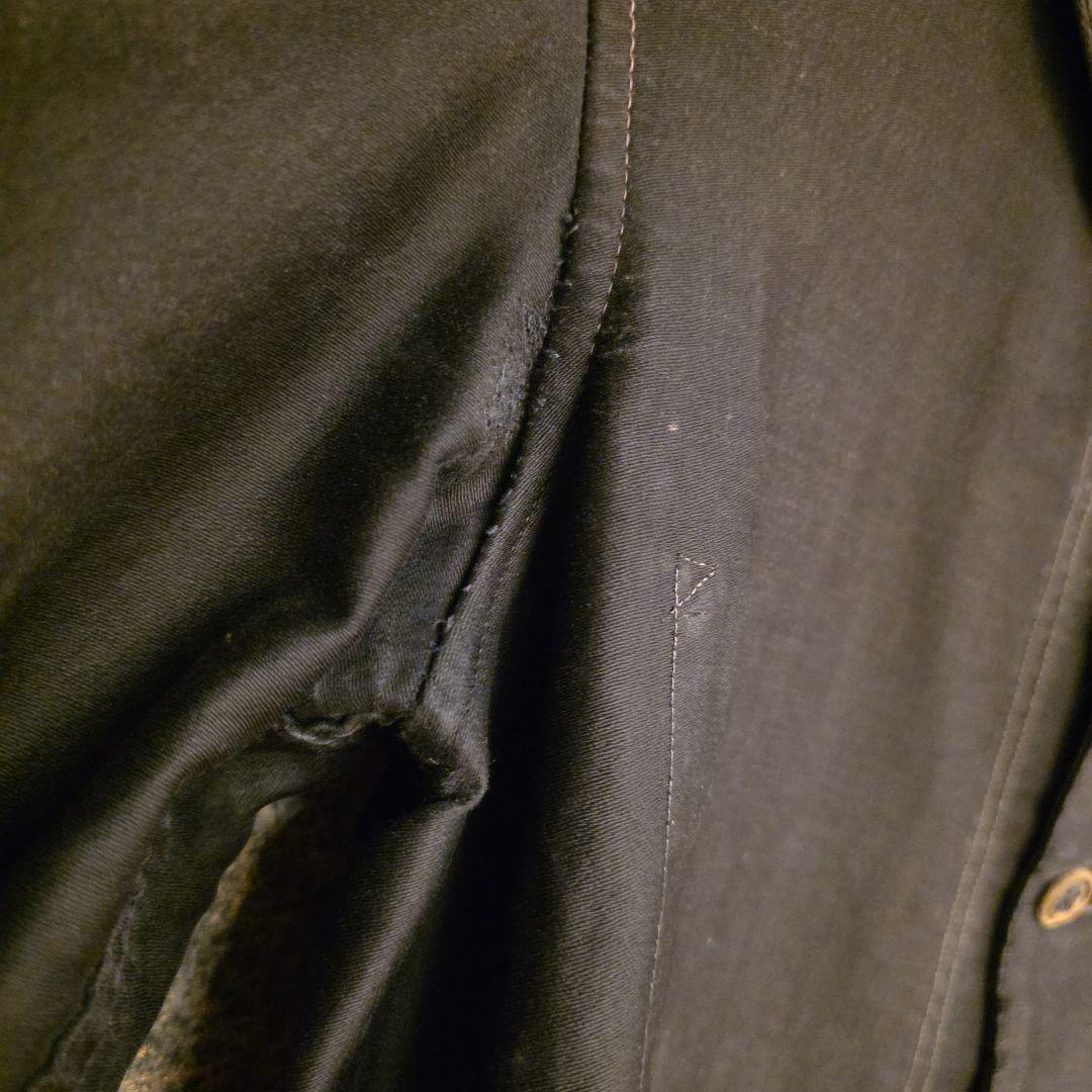 1930s ル・トラヴァイユール　ブラックモールスキンJKT ブラックフェード