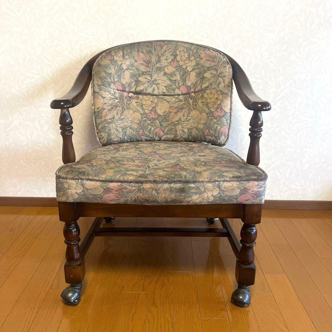 karimoku カリモク コロニアル オールド アームチェア 椅子 1人掛け②