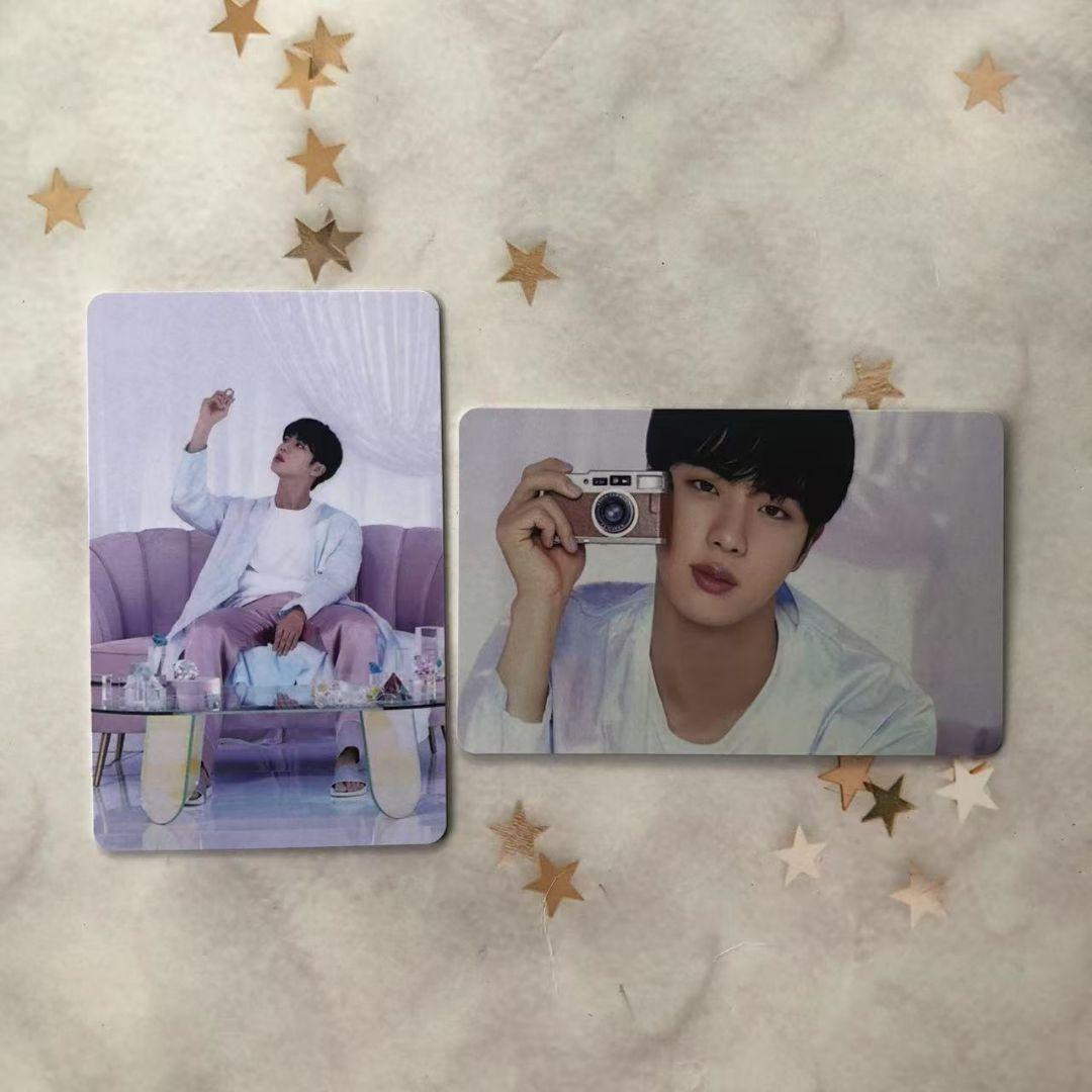 BTS BE 韓国 限定 未公開フォト ラキドロ JIN ジン トレカ 2枚