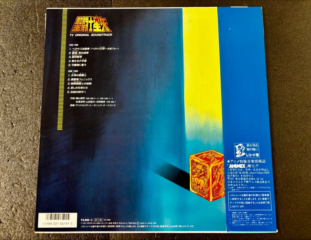 聖闘士星矢 LPレコード Make-up 堀江美都子　音楽集　サウンドトラック