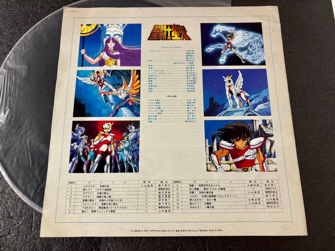 聖闘士星矢 LPレコード Make-up 堀江美都子　音楽集　サウンドトラック