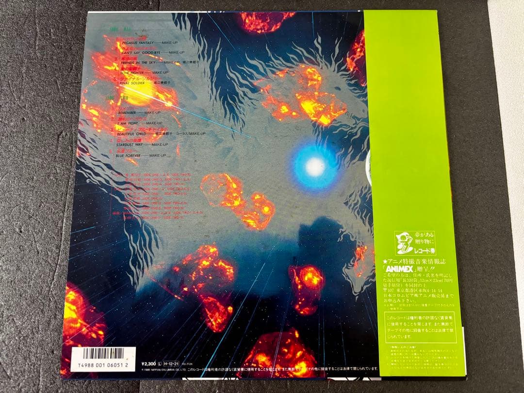 聖闘士星矢 LPレコード Make-up 堀江美都子　音楽集　サウンドトラック